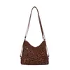 Bolso Retro de Gran Capacidad con Estampado de Leopardo para Mujer 2026 Nuevo de Moda Tendencia Bolso de Hombro Cruzado Multiusos Bolso de Mano para Viaje
