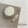 Nail art lantejoulas brancas glitter material multi-forma coelho amor lantejoulas ultra-fino nuvem brocado em pó unha material DIY