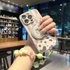 Llavero de Abalorios Acrílicos Pintados a Mano DIY Cadena para Teléfono de Tulipán Encanto de Cuentas Pequeñas de Chica Dopamina Linda