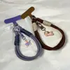 Cordón para Teléfono Móvil Corto para Muñeca Correa Gruesa Colgante de Gato Cadenilla de Mano para Chicas al Aire Libre Colgante de Concha Material de Nylon Anti-Pérdida