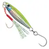 Atacado do Fabricante Chapa de Ferro Escama de Peixe de Chumbo Marca 10G-30G Isca de Pesca de Lançamento Longo Gancho Único Olho Grande Boca de Cavalo Cavala Pesca em Água Salgada