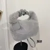 Bolso bandolera, bolso de hombro y bolso de mano de invierno de felpa, estilo hada, nuevo, de alta gama, moderno y popular - un diseño ligero, lujoso y de nicho
