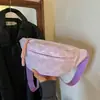 2026 Nueva Tendencia de Moda Bolso Cruzado Estilo Coreano Bolso Casual Bolso Simple con Cremallera Costurado Tela de Nylon Bolso de Pecho para Mujer