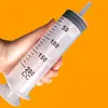 Jeringa Grande de Plástico con Gran Capacidad 60/150/250/350/500 ml para Dispensar, Alimentar e Infusión