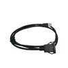 Cable Impermeable Cuadrado de Encaje USB 3.0 Macho a Hembra Tipo C Compatible con 2.0 para Salpicadero de Coche, Motocicleta y Barco