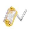 Piercing de Nariz de Cobre Chapado en Oro de 18K con Circonita, Diseño de Animal Lindo, Joyería de Nariz para Mujer, Moda Europea y Americana Transfronteriza Ol