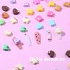 Resina Desenho Animado Joias para Unha Estrela Biscoito Coração Amor DIY Tridimensional Biscoito Coração de Menina Joias para Unha Atacado