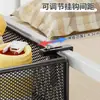 Cesta colgante de mesita de noche Estante colgante de almacenamiento de mesita de noche para dormitorio Balcón Almacenamiento Organizador colgante de cama Estante colgante de almacenamiento