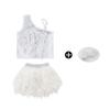 Ropa de moda infantil de hip-hop para niños, ropa holgada de hip-hop para Año Nuevo, ropa de marca de moda, camisa de plumas, ropa de baile jazz para niñas.