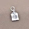 Acessórios de prata S925 Yiluya pingente da sorte pulseira de corda trançada com contas DIY acessórios de joalheria pingente