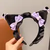 Diadema de Felpa de Dibujos Animados Kulomi para Niños, Banda para la Cabeza de Niña de Otoño e Invierno, Compresión del Cabello, Moño para el Cabello, Ropa para la Cabeza de Bebé