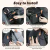Bolsa de consola central para coche de mascotas directa de fábrica, cama para perro de coche de gran espacio, tela Oxford, resistente a la suciedad, cama de consola central de asiento de seguridad