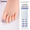 Zhengxiang Pegatinas para Uñas de Gel sin Curado Personalizadas Polvo de Cebolla Bronceado Estampado de Leopardo Pegatinas Europeas y Americanas para Uñas de los Pies Pegatinas para Uñas de los Pies sin Luz
