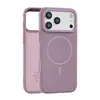 Funda magnética para teléfono con patrón de lichi, adecuada para Apple 17Promax, agujero grande 13/14, moderna 16, terciopelo integrado 15