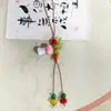 Colgante de Bolsa de Champiñón de Cerámica de Jingdezhen, Hecho a Mano Artístico, Estilo Fresco, Cadena para Teléfono Linda, Llavero, Venta al por Mayor de Regalos