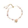 Pulsera de perlas barrocas de agua dulce con micro incrustaciones de circonitas y abeja, moda ins, simple, moda coreana