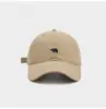 2026 Boné de Baseball com Logo Bordado de Animal Clássico Simples Versátil para o Dia a Dia Aba Curva Chapéu Boné de Baseball Bordado Feminino Atacado