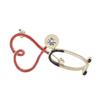 Broche Geométrico Ángel Blanco en Forma de Corazón de Estetoscopio de Dibujos Animados Tridimensional Pin Doctor Enfermera Insignia Temperamento Femenino Ninguno