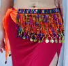 Cadena de Cintura Popular de Borlas para Danza del Vientre Transfronteriza Pañuelo de Brazo de Borlas con Lentejuelas Ds Falda de Lentejuelas para Actuación en Escenario Indio Disfraz de Actuación