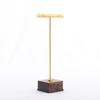 Estante de metal de nogal para pendientes, mostrador, estante creativo para guardar joyas, estante para collares, estante para uñas, estante para exhibir joyas