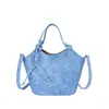 Bolso de Mano de Moda Estilo Coreano para Mujer 2026 Verano Nuevo Estilo Cesta de Verduras Bolso Cubo Sencillo Bolso Cruzado de Hombro Personalizado