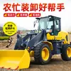 Fabricante de Empilhadeira Carregadeira Diesel Pequena de Quatro Rodas, Canteiro de Obras Agrícola, Local de Construção de Criação, Usina de Areia, Empilhadeira com Garra para Madeira