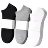 Meias de Cor Sólida para Verão Masculinas de Cano Baixo Invisíveis Malha Respirável Anti-Odor Absorventes de Suor Meias Brancas Masculinas de Cano Baixo Tipo Barco Atacado
