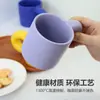 Tazas de cerámica de alta calidad, con asas grandes y forma robusta, personalizables con logotipos en colores macarrón, perfectas como recuerdos; Muestras de color disponibles para pedidos personalizados