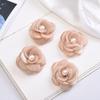 Nueva simulación de flor de hilo de perla de camelia, accesorios para el cabello hechos a mano DIY, flor para la cabeza, flor para la muñeca, decoración, flor artificial al por mayor, flor de seda