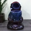 Tigela Tesouro de Ametista Natural Ornamento de Cristal para Casa e Escritório, Bolsa de Dinheiro Caverna de Ametista, Ovo de Dinossauro para Inauguração de Casa