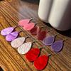 Aretes acrílicos en blanco sin terminar transfronterizos DIY colgante con brillo con gancho para la oreja almacenamiento de tarjeta de papel kraft