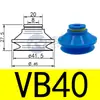 Ventosa Ondulada Vb5 Vb8 Vb10 Vb15 Vb20 Vb30 Vb40 Vb50 Ventosa de Vacío