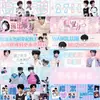 [Exclusivo para Zhi Mei] Set Creativo de Mini Pancarta de Mano y Tarjetas Pequeñas Lu Mu para Eventos Deportivos, Exquisitamente Elaborado, Perfecto para Compartir e Intercambiar como Materiales de Apoyo