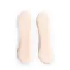 Almohadillas de Talón de Silicona Corrugadas, Almohadillas de Talón Transparentes Invisibles, Plantillas Antideslizantes de Media Talla, Gel Anti-Abrasión y Antideslizante para Tacones Altos