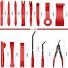 Kit de 38 herramientas para coche, extractor de balancines con cuchillas de extracción interna, reparación de molduras de puertas, clip de plástico