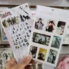 Un Set de 6 Hojas de los 12 Signos del Zodiaco y Pegatinas de Dibujos Animados de Papel para Manualidades Personajes de Corazón Girly Pegatinas Decorativas de Moda para Internet