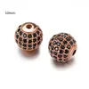 Joyería europea y americana hecha a mano DIY pulsera de cobre con incrustaciones de circonio collar accesorios de joyería colgante venta al por mayor venta directa de fábrica