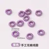Bobinas hechas a mano sin costura Tang al por mayor, accesorios de cuentas espaciadoras, bobinas de tejido hechas a mano, bobinas coloridas, bobinas especiales para joyería, bobinas de nudo plano