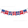 LV009 Amazon Bandera Americana Tema Globo Metálico Lentejuelas Traje Globo de Látex Decoración de Fiesta