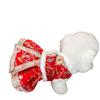 Gatos e cães Ano Novo Chinês Festivo Vestido acolchoado de algodão Outono e Inverno forrado de lã Engrossado Pequeno e Médio Teddy Hanfu Transfronteiriço