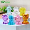 Brinquedos do Zodíaco Boneca de Cristal de Pedras Preciosas Crianças Diamante Parque de Diversões Ornamentos Gashapon Acessórios Micro Acessórios de Paisagem