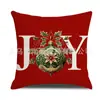 Amazon Cross-Border Atmosfera de Natal Capa de Almofada para Sofá Almofada de Cabeceira Decoração de Casa Almofada Lombar