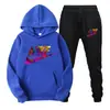 Conjunto de Sudadera con Capucha para Chicas y Mujeres Estilo Callejero Europeo y Americano Conjunto de Dos Piezas Casual Suéter Ropa Deportiva para Exteriores