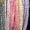 Tela de Vellón de Cordero Grueso de Rango Medio con Gradiente, Tela de Vellón de Cordero de Color Sólido y Tie-Dye para Juguetes, Ropa Infantil y Abrigos