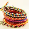 Accesorios coreanos para el cabello bandas de goma tejidas a mano bandas para el cabello de color fluorescente bandas para el cabello anudadas puestos de mayoreo