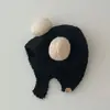 Gorro con Protección para Orejas para Bebé Recién Nacido Otoño e Invierno, Algodón Puro, Lindo y Cálido, Gorro de Felpa Tejido para Niños y Niñas