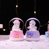 Atmósfera de Ensueño Bola de Cristal Nube de Sueños Dulces Unicornio Caja de Música Luminosa Regalo para Estudiantes Niños Decoración de Escritorio Habitación