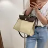 Bolsa Popular Gran Capacidad para Mujer Verano 2021 Nueva de Moda Tendencia Bolso Cruzado de Lona Bolso de Mano Texturizado