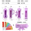 Estuche de Silicona para Lipstick Nuevo Producto Transfronterizo Portátil para Exteriores Llavero Anti-Caídas Estuche Protector para Lipstick y Brillo de Labios Almacenamiento de Botellas de Aceite Esencial