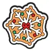 Encantos de Zueco de Dibujos Animados de PVC para Navidad Copo de Nieve Hombre de Jengibre Muñeco de Nieve Hebillas de Zapato de Goma Blanda Accesorios de Decoración de Zapatos DIY Festivos